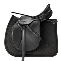UBlack Rider Back to Black Jumping Saddle Pad