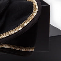 UBlack Rider U Black Gold Fleece Rug