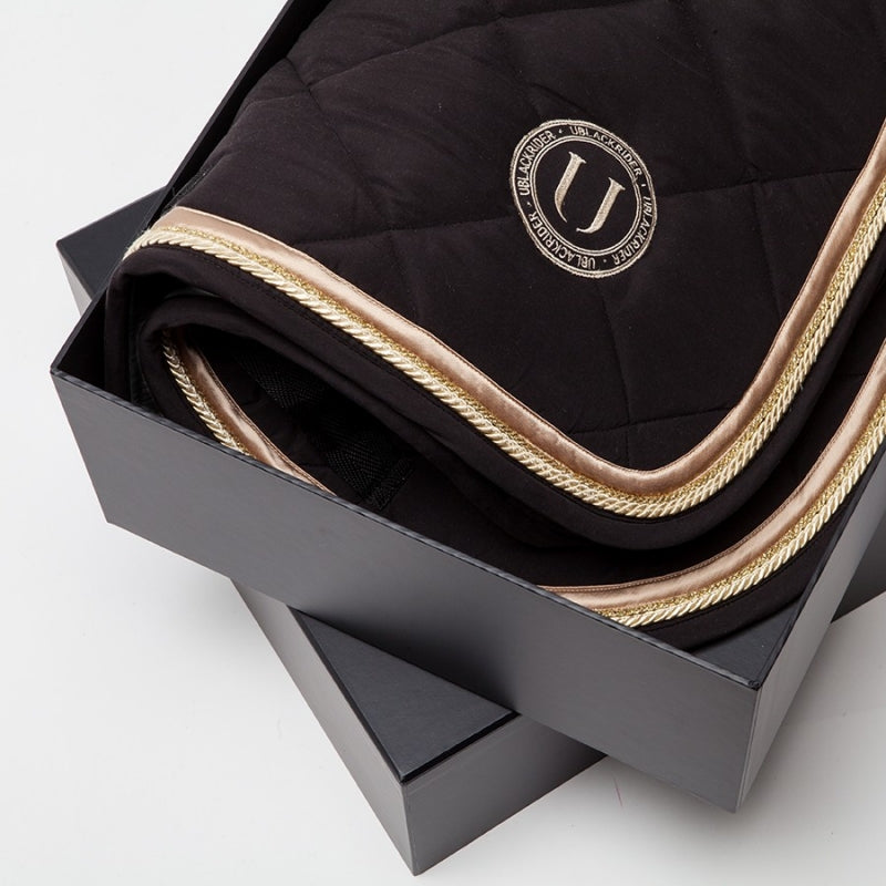 UBlack Rider U Black Jumping Saddle Pad