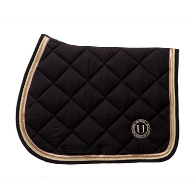 U Black Jumping Saddle Pad