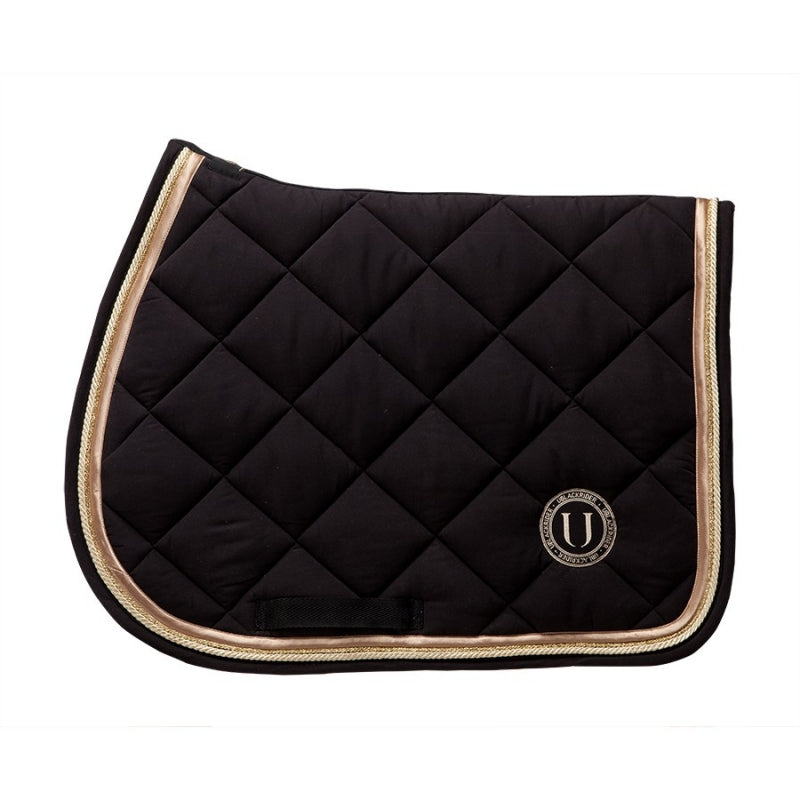 U Black Jumping Saddle Pad