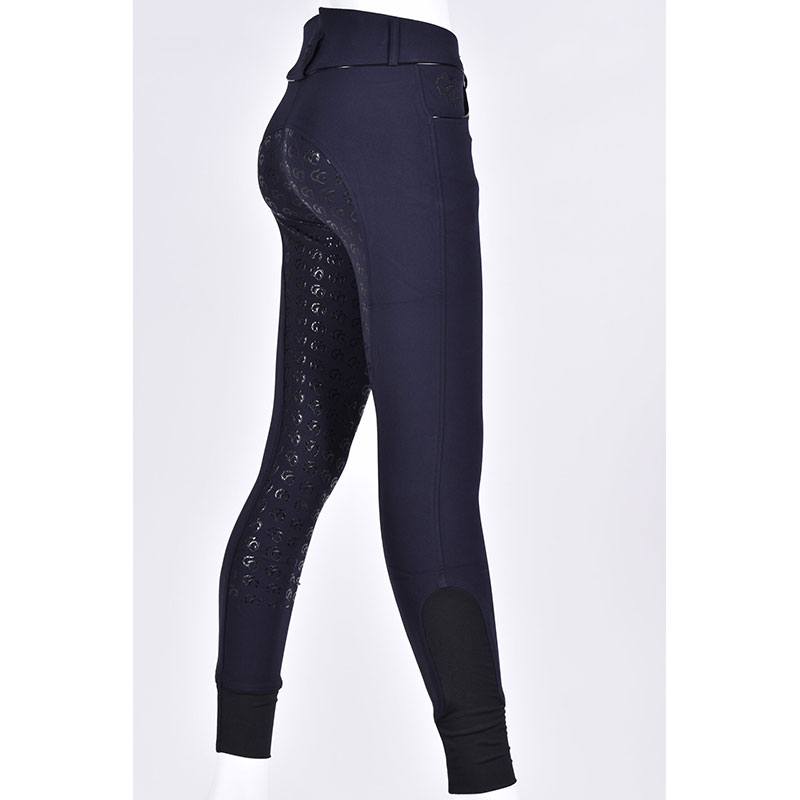 Cavaleros Belica Black Breeches - Navy