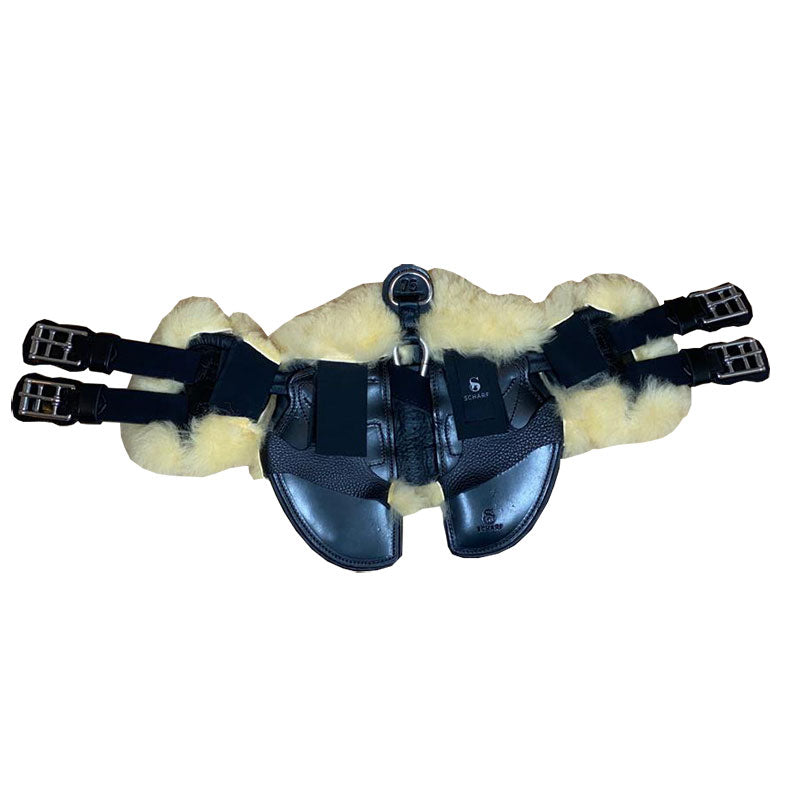 Scharf Freedom Eventing Girth Lambskin Pads