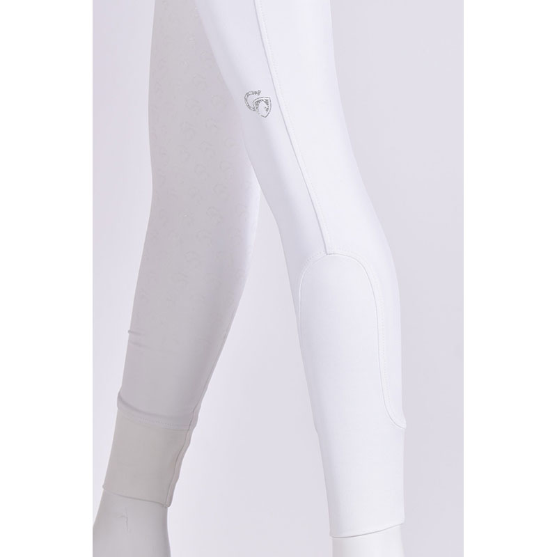 Cavaleros Evento Slim Breeches - White