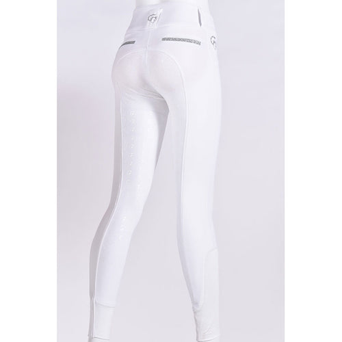 Cavaleros Evento Slim Breeches - White