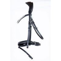 The Centre Line Badminton Anatomical Flat Snaffle Bridle