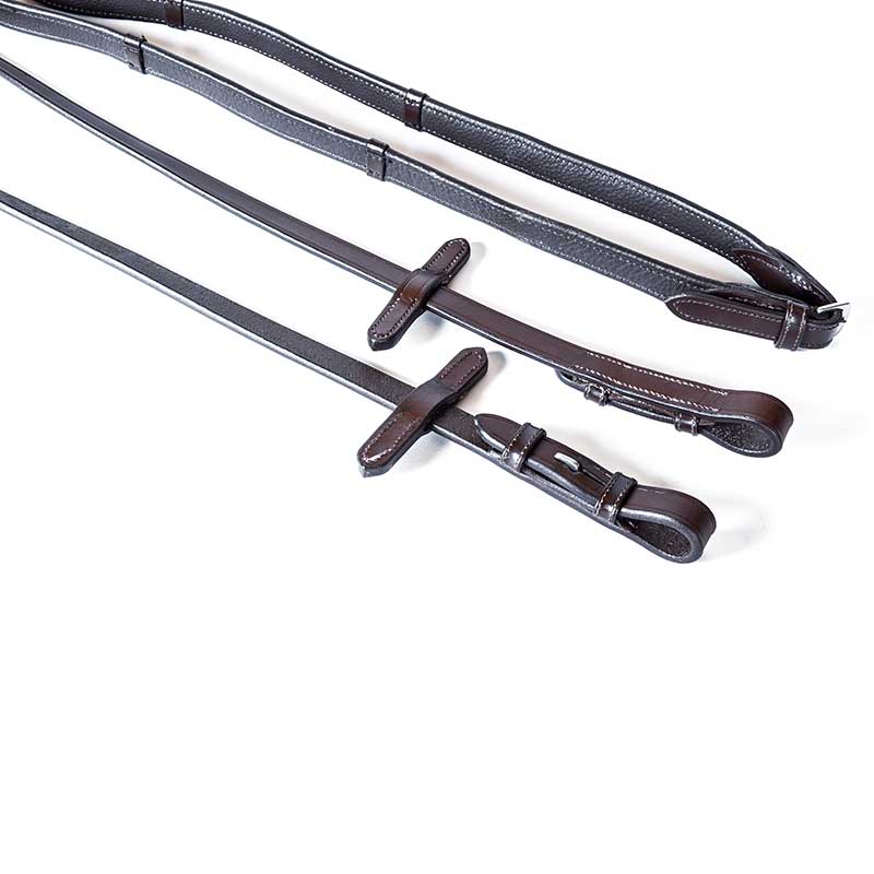 luxe of london-flat-reins-brown