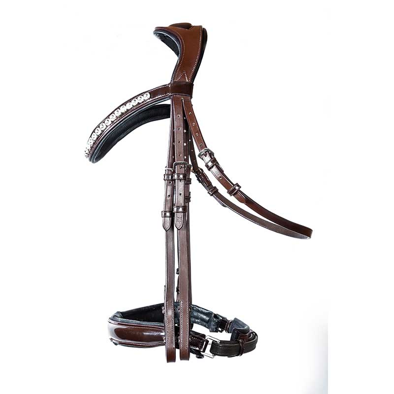 Luxe of London Limited Edition Carnaby Anatomical Rolled Double Bridle