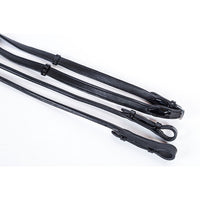 Luxe of London Oxford Rolled Patent Reins