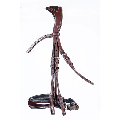 The CentreLine Oxford Anatomical Rolled Double Bridle