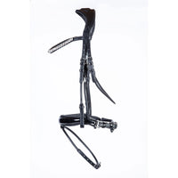 The Centre Line Oxford Anatomical Rolled Snaffle Bridle