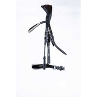 luxe of london rolled-snaffle-no-flaish-blackwhite