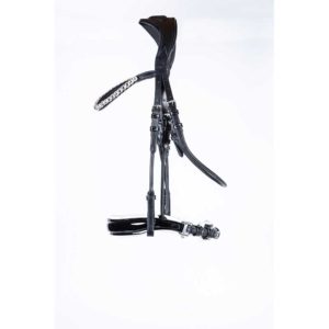 luxe of london rolled-snaffle-no-flaish-blackwhite