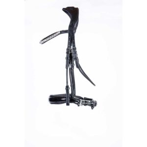 lixe of london rolled-snaffle-no-flash-black